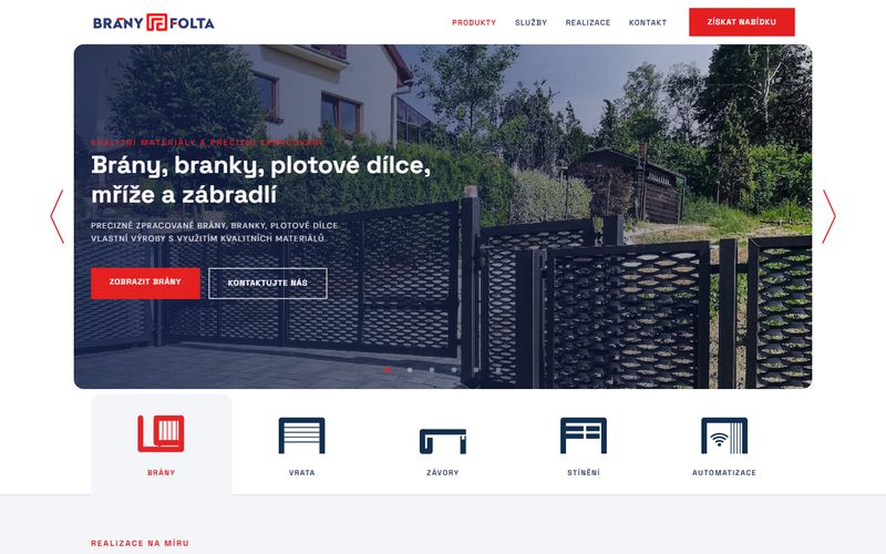 Web Brány Folta
