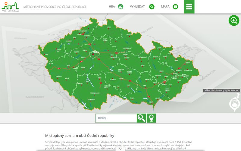 Web Místopisy