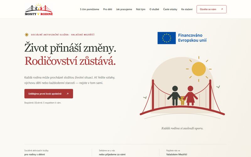 Web Mosty v rodině